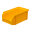 Пластиковый ящик Стелла-техник V-1-желтый 172х102х75мм, 1 литр