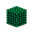 Магнитные шарики Неокуб D5 мм (зеленый)